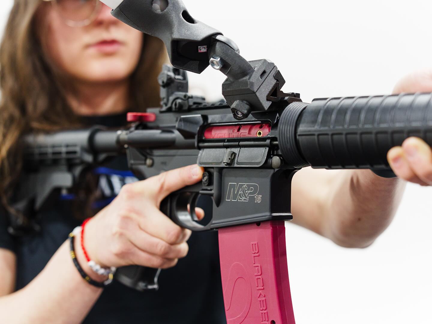 Weapon hardware with custom tracking components