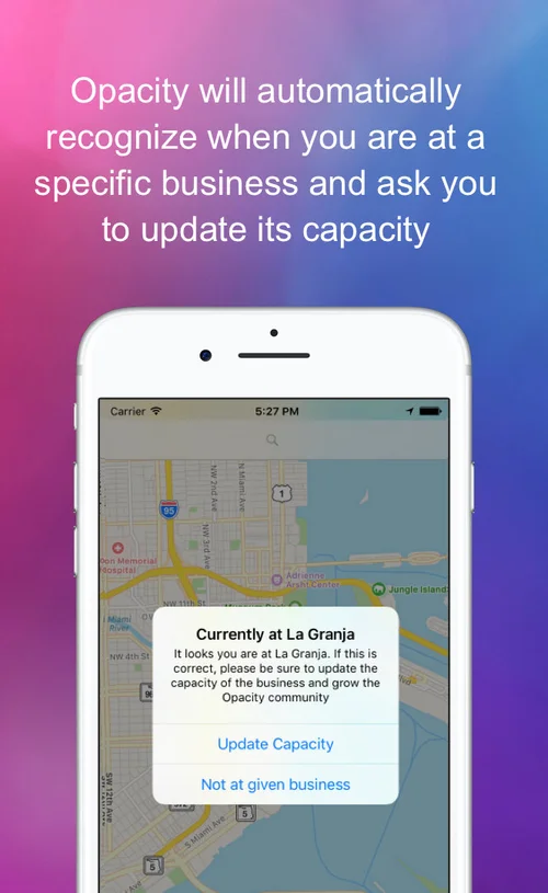 Opacity capacity update